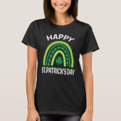 Happy St Patrcik S Day Funny Rainbow Clover Lover T-Shirt (Vorderseite)