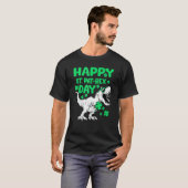 Happy St PaTRex Dinosaur Saint Patrick's Day Boys  T-Shirt (Vorne ganz)