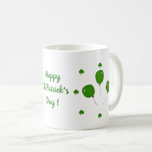 Happy St Patri Minimalistische Niedliche Kaffee Ta Kaffeetasse