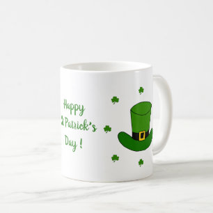 Happy St Patri Minimalistische Niedliche Kaffee Ta Kaffeetasse