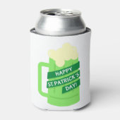 Happy-st-Patrick-Bier Dosenkühler (Kanne Vorderseite)