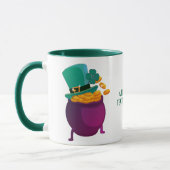 Happy St Patrick Day Hat Leprechaun Shamrok Tasse (Links)