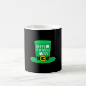 Happy St Patrick Day Kaffeetasse (Mittel)