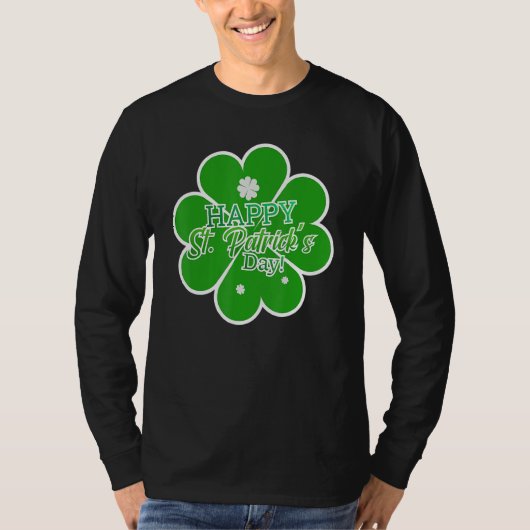 Happy St Patrick Day T-Shirt (Vorderseite)