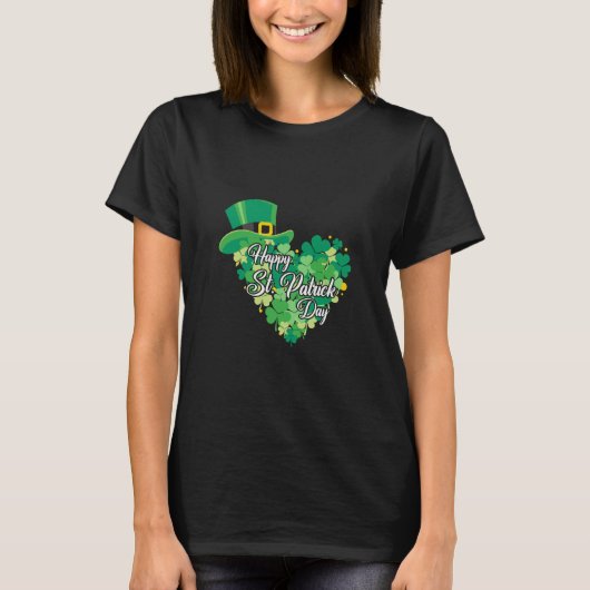 Happy St Patrick Day T-Shirt (Vorderseite)