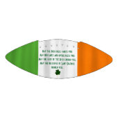 Happy St. Patrick Irish Blessing Flag Kleeblatt Football (Panel)