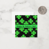 Happy st Patrick’s day cards, cute, stock up! Note Mitteilungskarte (Vorderseite/Rückseite Beispiel)
