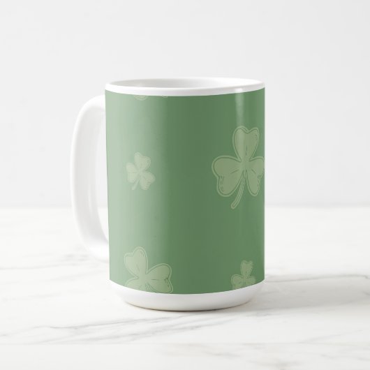 Happy St. Patrick’s Day – Classic Irish Celebratio Kaffeetasse (Vorderseite Links)