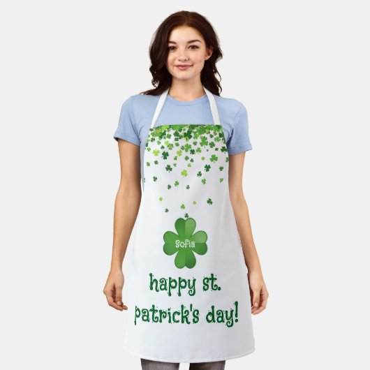 Happy St. Patrick’s Day – Classic Irish Celebratio Schürze (Getragen)