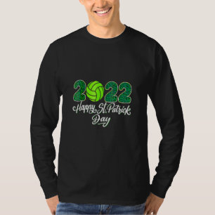 Happy St Patrick S Day Cool Volleyball Saint Patri T-Shirt
