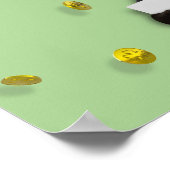 Happy St. Patrick’s Day Cute French Bulldog Clover Poster (Ecke)