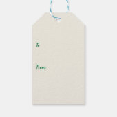 Happy St. Patrick’s Day Donut with Leprechaun Hat Geschenkanhänger (Rückseite)