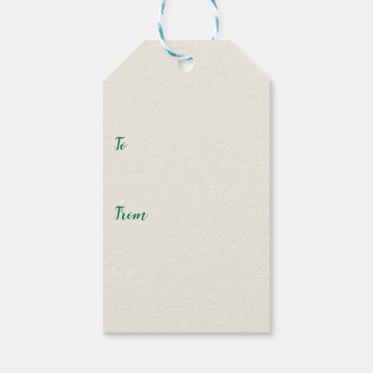 Happy St. Patrick’s Day Donut with Leprechaun Hat Geschenkanhänger (Rückseite)