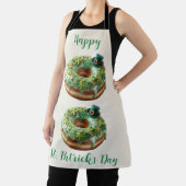 Happy St. Patrick’s Day Donut with Leprechaun Hat Schürze (InSitu)