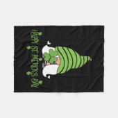 Happy St Patrick S Day Fleecedecke (Vorderseite (Horizontal))