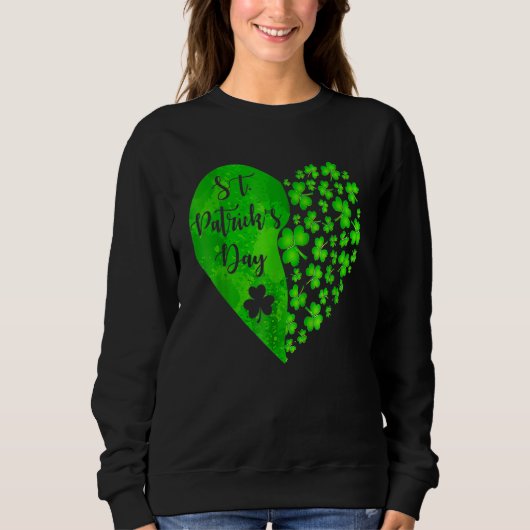 Happy St Patrick S Day Funny Saint Patrick Irish G Sweatshirt (Vorderseite)