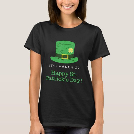 Happy St Patrick S Day Funny Saint Patrick Irish G T-Shirt (Vorderseite)