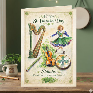 Happy St. Patrick’s Day Greeting | Vintage Irish Karte