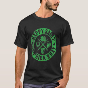 Happy St Patrick S Day Irish Elements Celebrate 2 T-Shirt