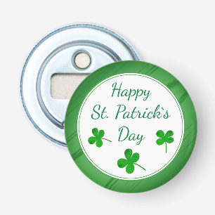 Happy St. Patrick`s Day Irish Green Kleeblatt Flaschenöffner