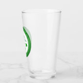 Happy St. Patrick`s Day Irish Green Kleeblatt Glas (Links)