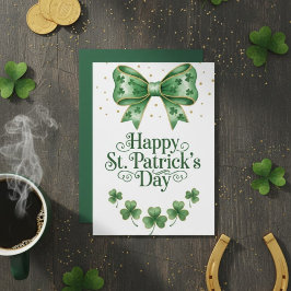 Happy St Patrick’s Day Irish Greeting Card Feiertagskarte
