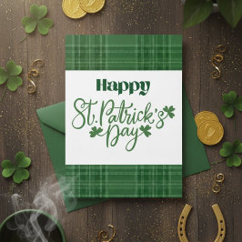 Happy St Patrick’s Day Irish Greeting Card Feiertagskarte