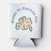 Happy St. Patrick`s Day Kleeblatt Clover Dosenkühler (Vorderseite)