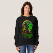Happy St Patrick S Day Kleeblatt Graphic Men Women Sweatshirt (Vorne ganz)