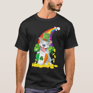 Happy St Patrick S Day Kleeblatt Irish Pit Bull Do T-Shirt