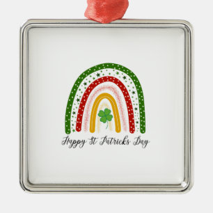 Happy St Patrick S Day Ornament Aus Metall