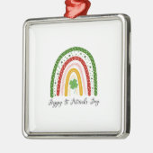 Happy St Patrick S Day Ornament Aus Metall (Links)