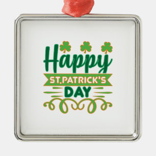 Happy ST Patrick S Day Ornament Aus Metall