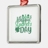 Happy St Patrick S Day Ornament Aus Metall (Links)