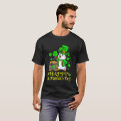 Happy St Patrick S Day Penguin Niedlich Funny Iris T-Shirt (Vorne ganz)