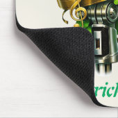 Happy St. Patrick’s Day Shamrock & Microphone Mousepad (Ecke)