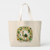 Happy St. Patrick’s Day Tote Bag Jumbo Stoffbeutel (Rückseite)