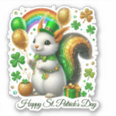 Happy St. Patrick’s Sticker (Vorderseite)