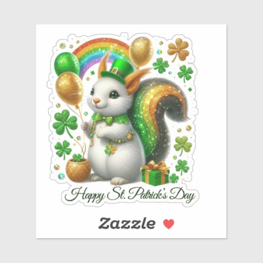 Happy St. Patrick’s Sticker (Blatt)