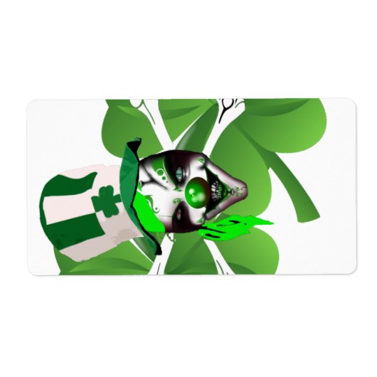 Happy St Patricks beängstigender Clown (Vorne)