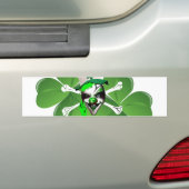 Happy St Patricks beängstigender Clown Autoaufkleber (Auf Auto)