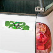 Happy St Patricks beängstigender Clown Autoaufkleber (Auf Lkw)