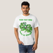 Happy St Patricks beängstigender Clown T-Shirt (Vorne ganz)