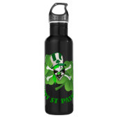 Happy St Patricks beängstigender Clown Trinkflasche (Vorderseite)
