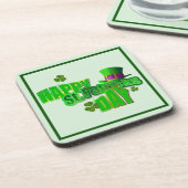 Happy St. Patrick's Day 1 Getränkeuntersetzer (Linke Seite)
