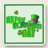 Happy St. Patrick's Day 1 Getränkeuntersetzer (Vorderseite)