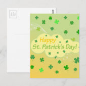 Happy St Patricks Day 1 Postkarte (Vorne/Hinten)
