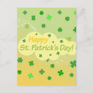 Happy St Patricks Day 1 Postkarte