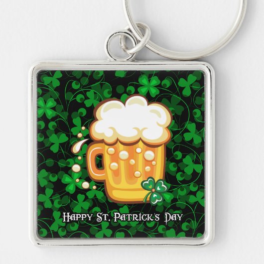 Happy St. Patrick's Day 1 Schlüsselanhänger (Vorne)