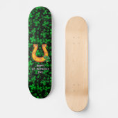 Happy St. Patrick's Day 1 Skateboard (Vorderseite)